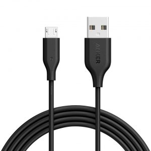 کابل تبدیل USB به microUSB انکر مدل A8133 PowerLine به طول 1.8 متر